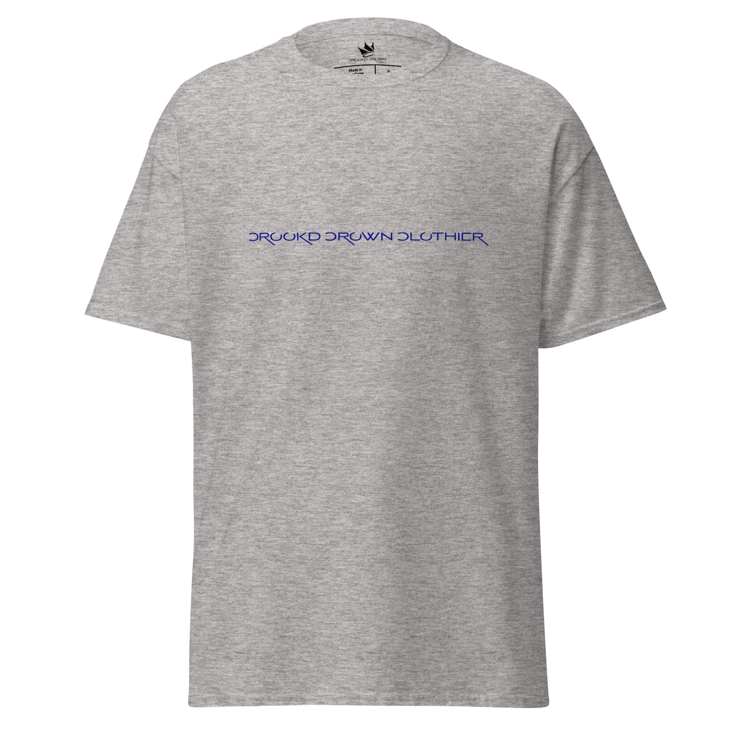 Navy "RESILIENT ROSES" - Grey T-Shirt