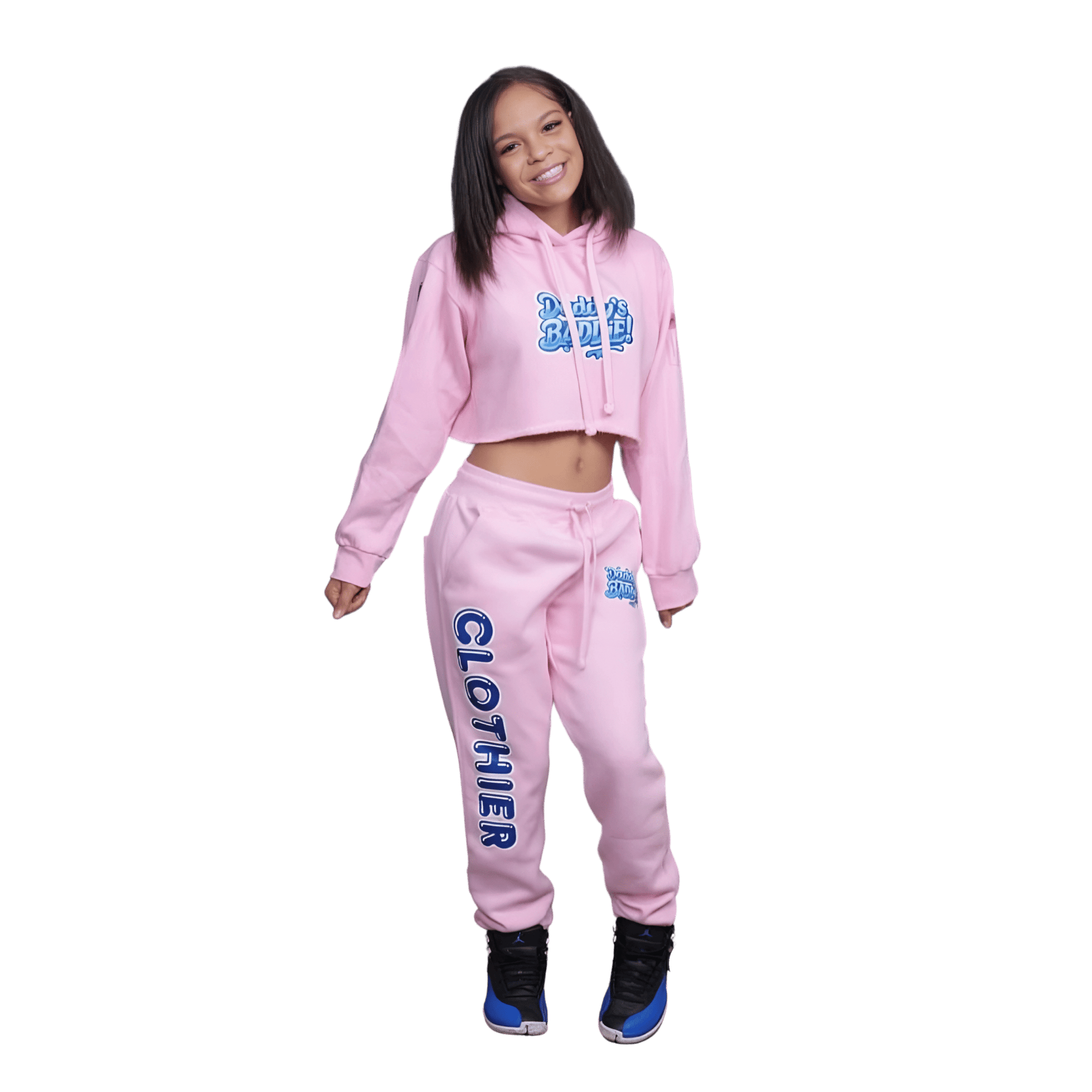 Daddy’s Baddie Crop Sweat Set