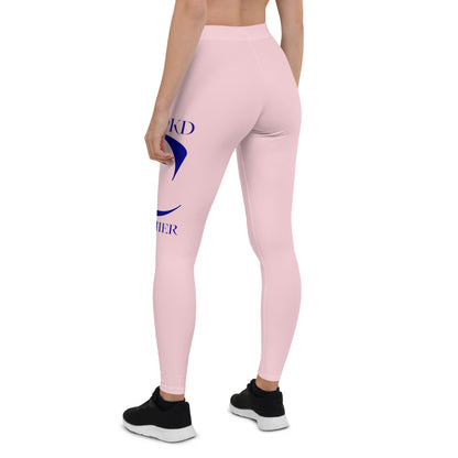 Crookd Luxe Contour Leggings – Pink back