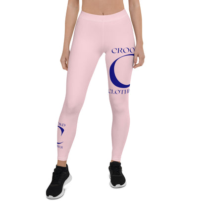 Crookd Luxe Contour Leggings – Pink