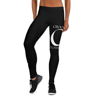 Crookd Luxe Contour Leggings – Black front