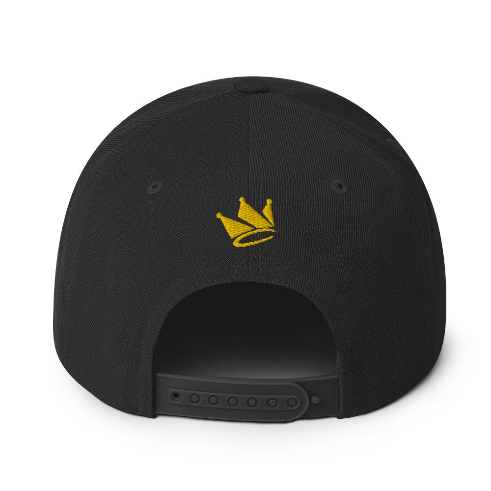 Crookd Crown Embroidered Snapback back
