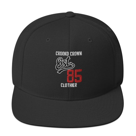 Est. 85 Snapback – Black