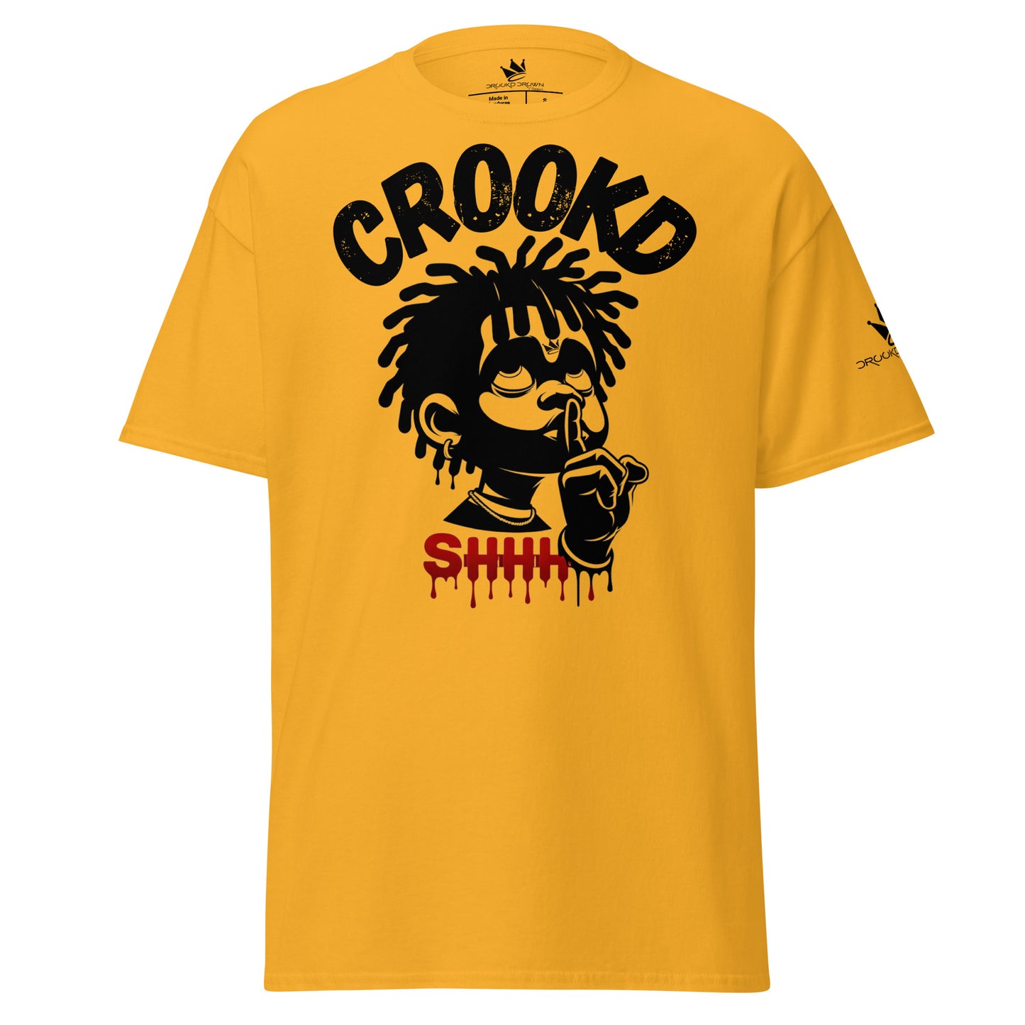 Silent Allegiance Streetwear Tee gold