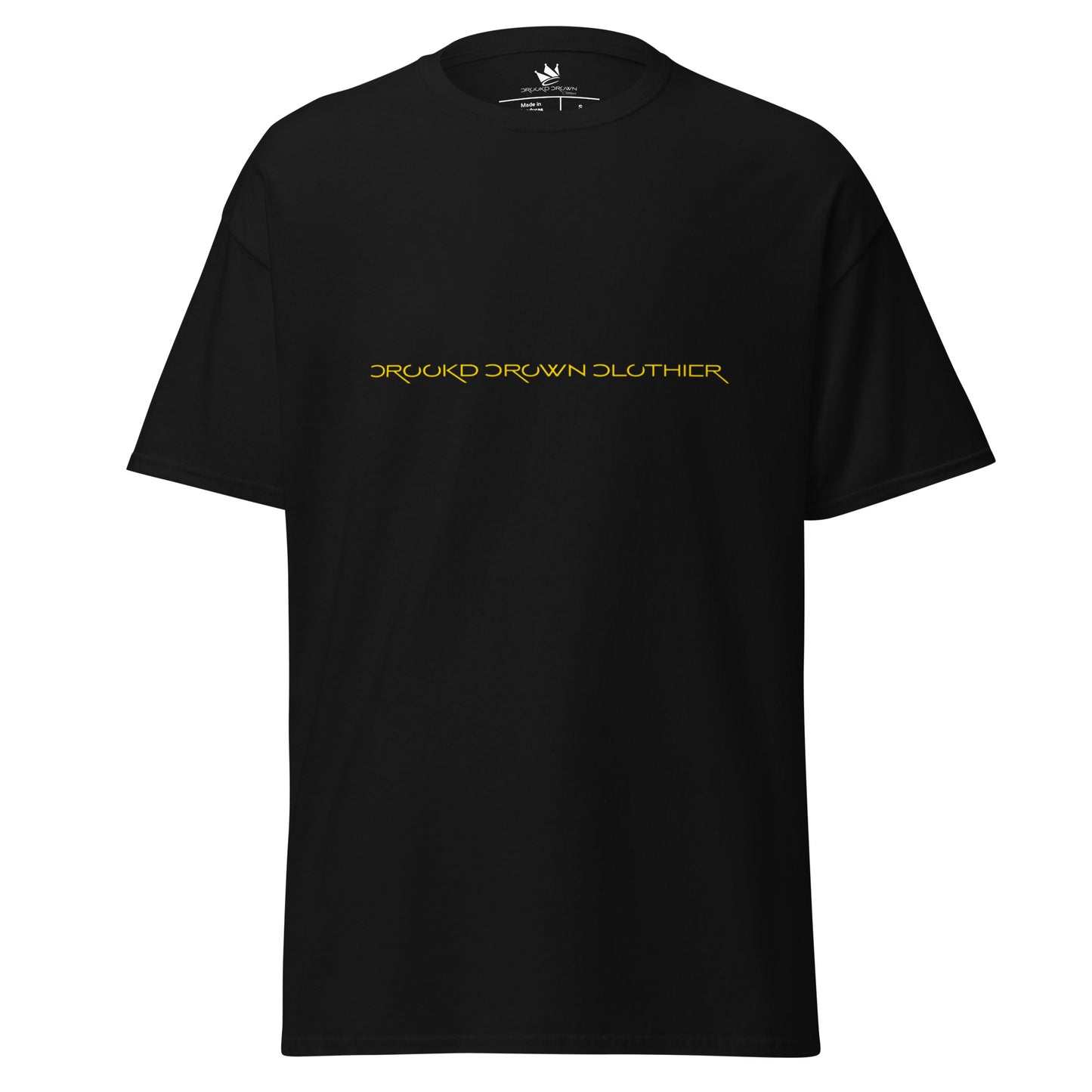 Gold "RESILIENT ROSES" - Black T-Shirt