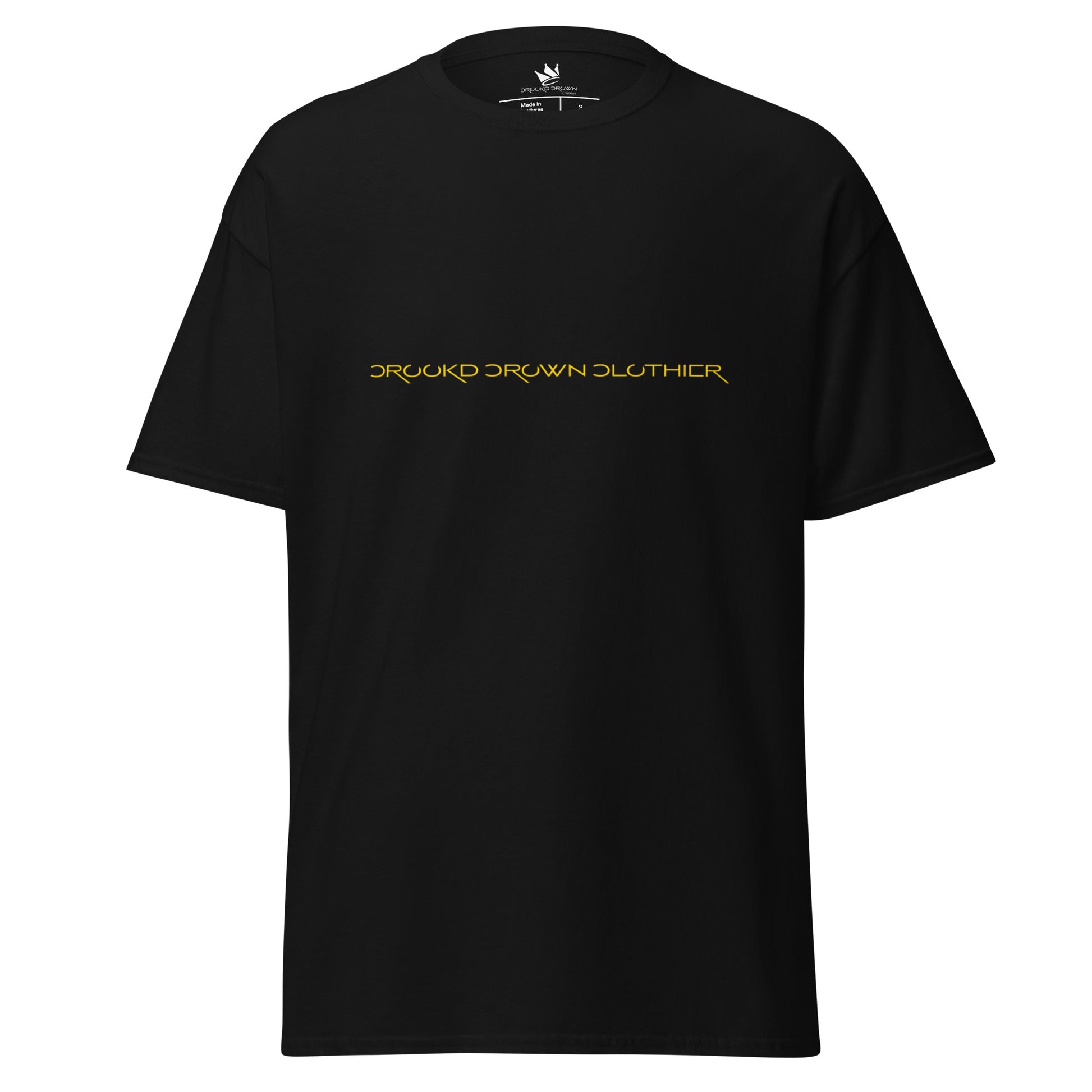 Gold "RESILIENT ROSES" - Black T-Shirt