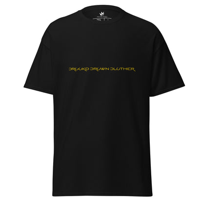 Gold "RESILIENT ROSES" - Black T-Shirt