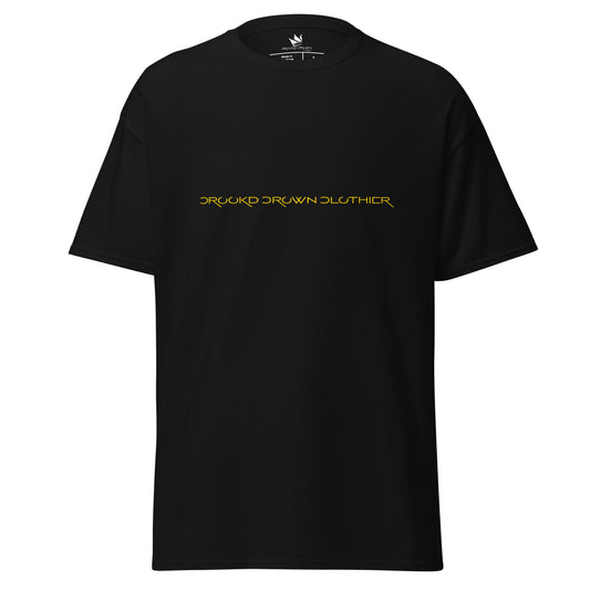 Gold "RESILIENT ROSES" - Black T-Shirt
