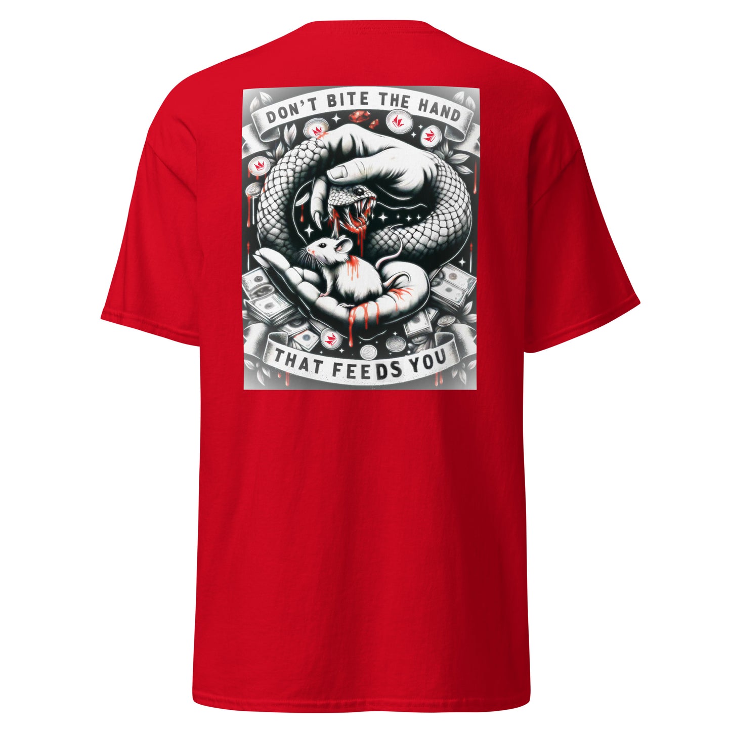 DON’T BITE Loyalty Tee – Red back