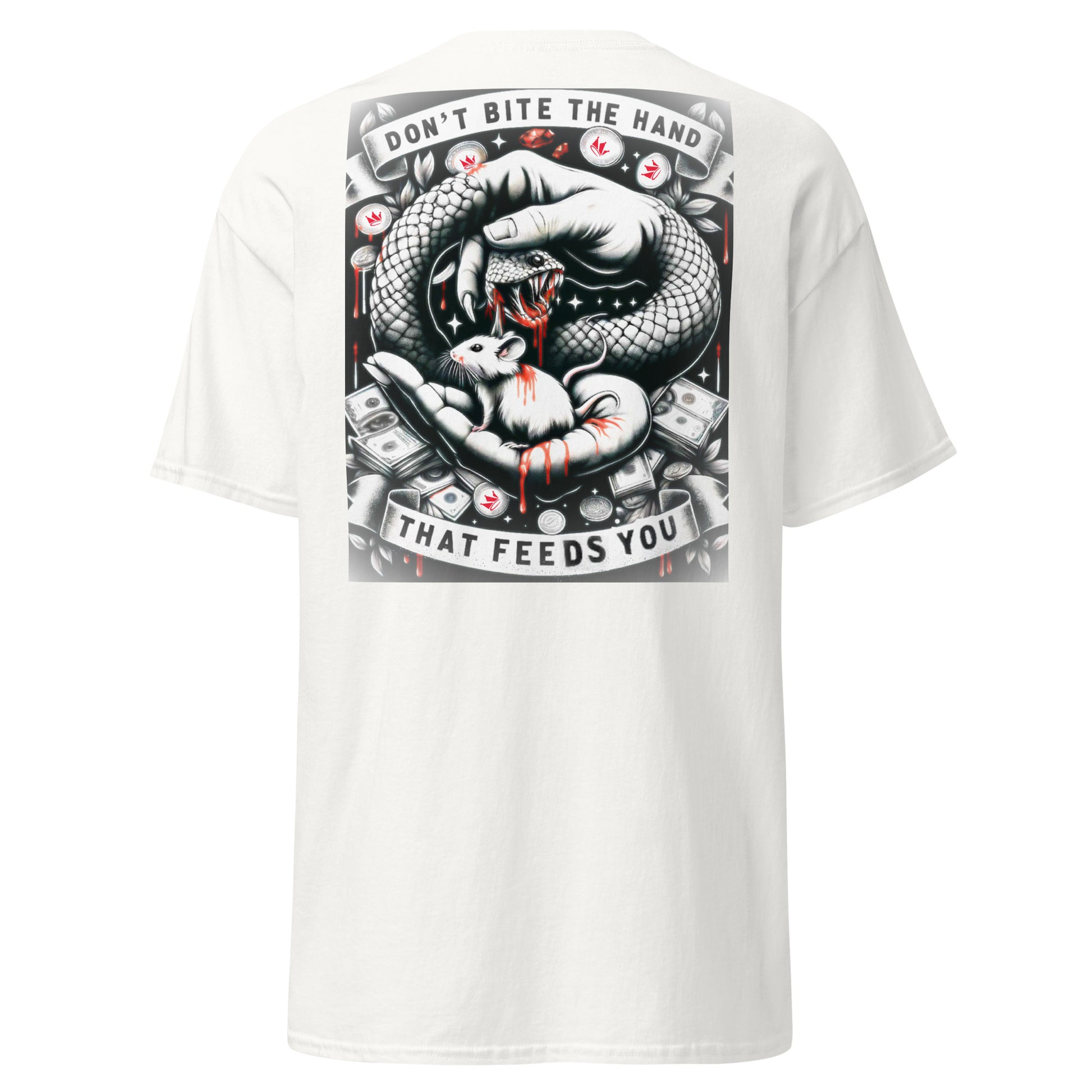 DON'T BITE Loyalty Tee – White back