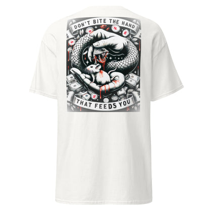 DON'T BITE Loyalty Tee – White back