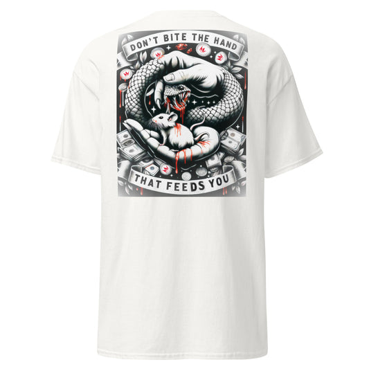 DON'T BITE Loyalty Tee – White back
