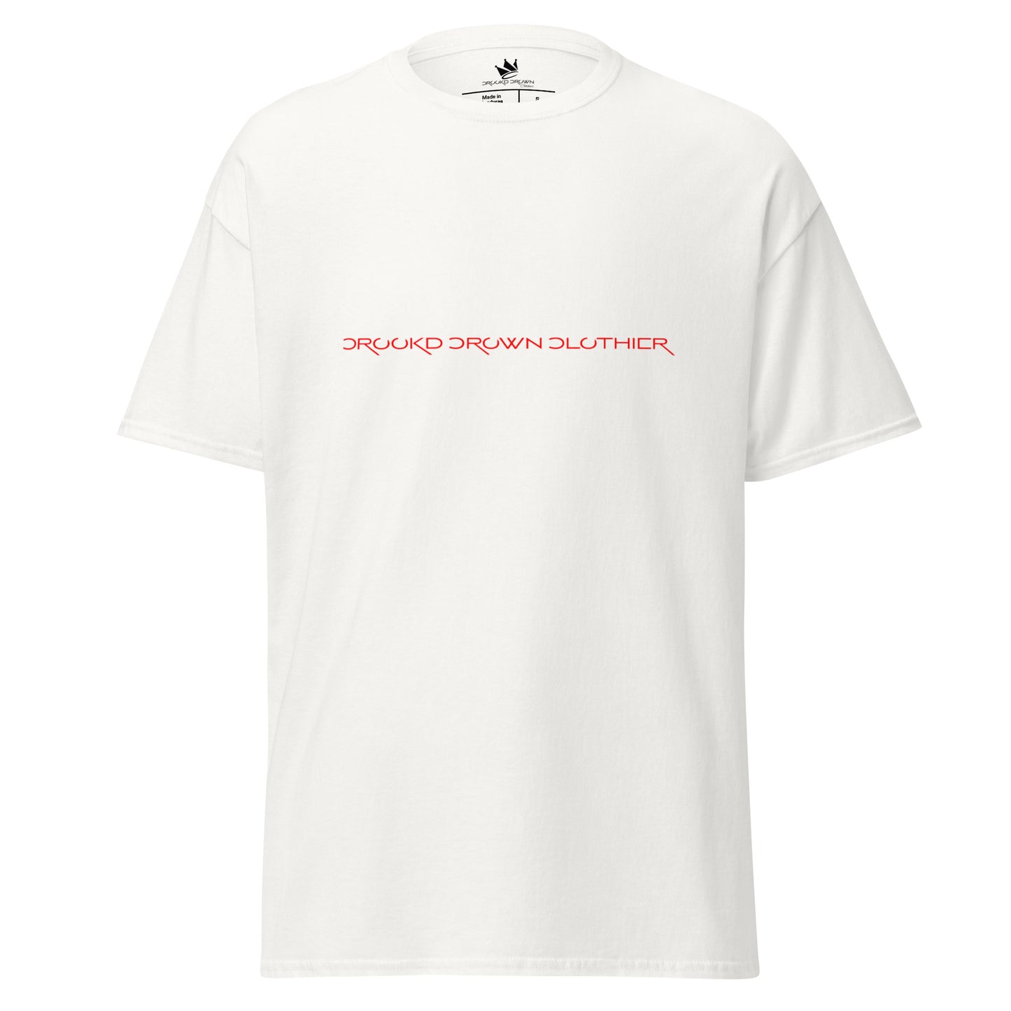 Red "RESILIEROSESNT " - White T-Shirt