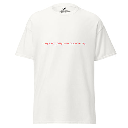Red "RESILIEROSESNT " - White T-Shirt