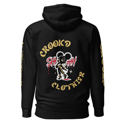 Women's Silent Allegiance Hoodie black back