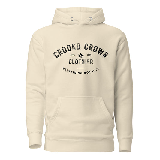 Branded Vintage Hoodie – Bone