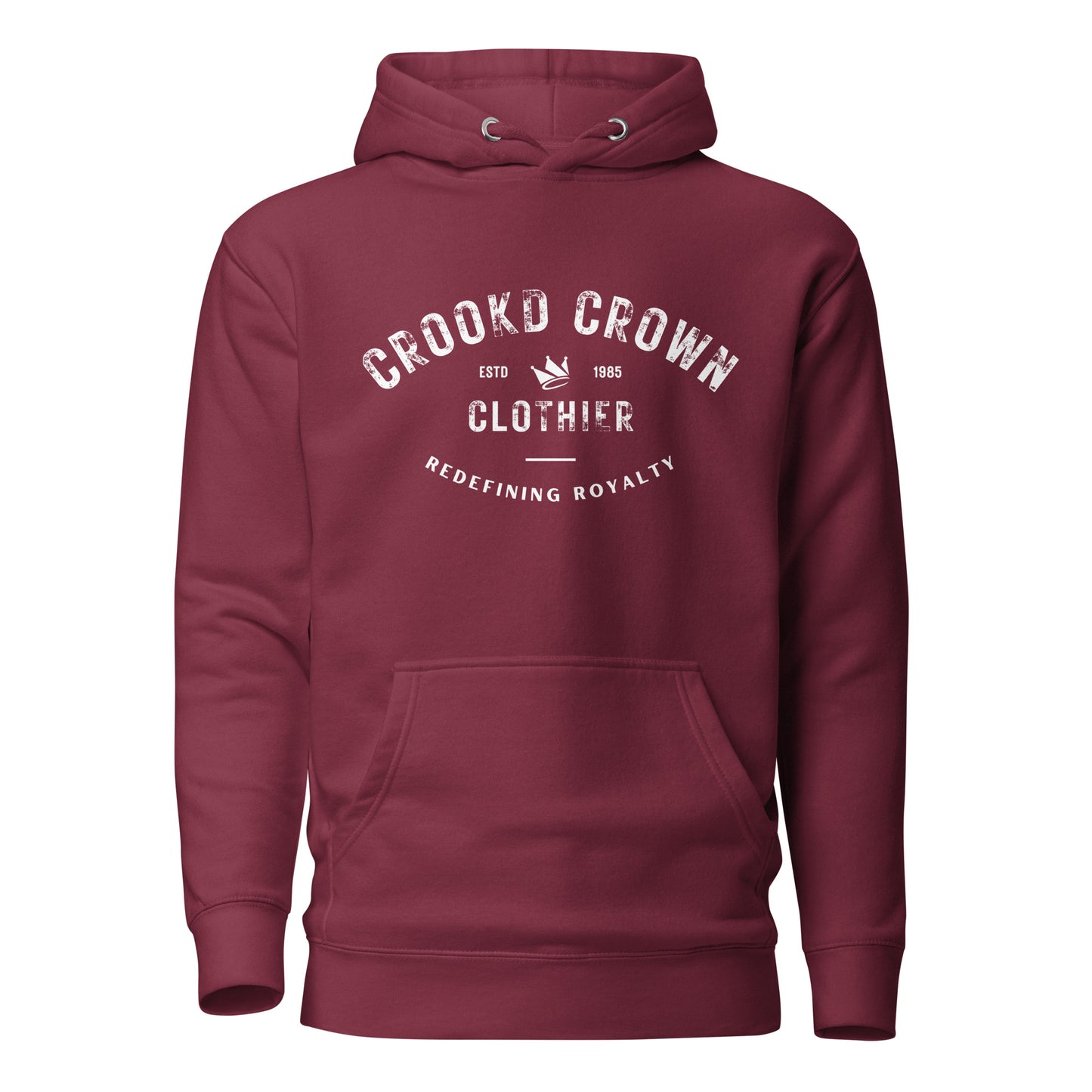 Branded Vintage Hoodie – Maroon