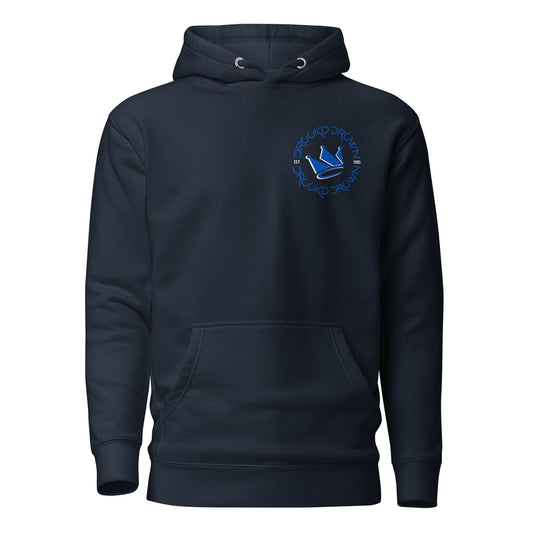 Crookd Crown Navy Hoodie