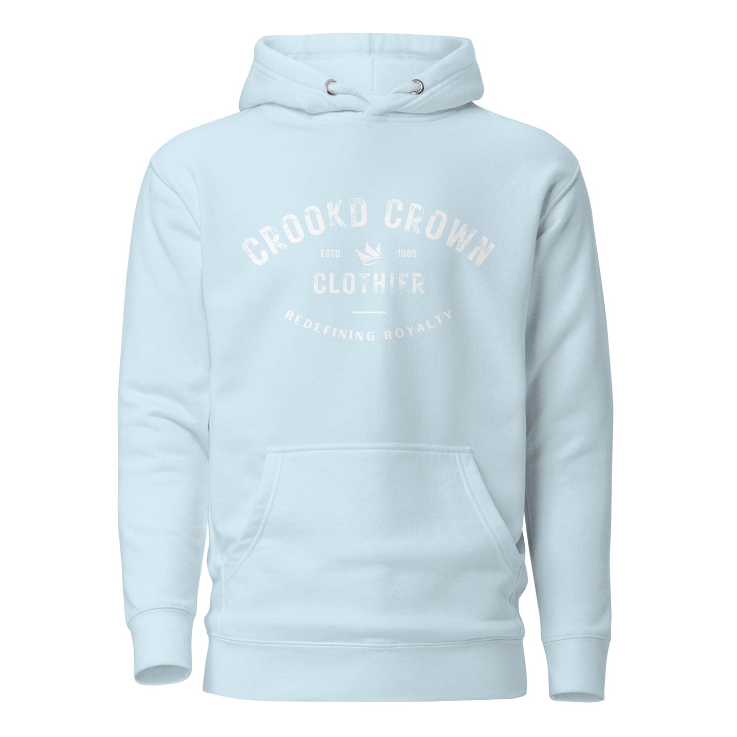 Branded Vintage Hoodie – Sky Blue